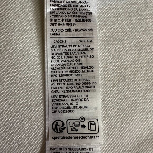 NWT Levi's Delray Short-Sleeve Mini Dress Size L - Picture 14 of 16